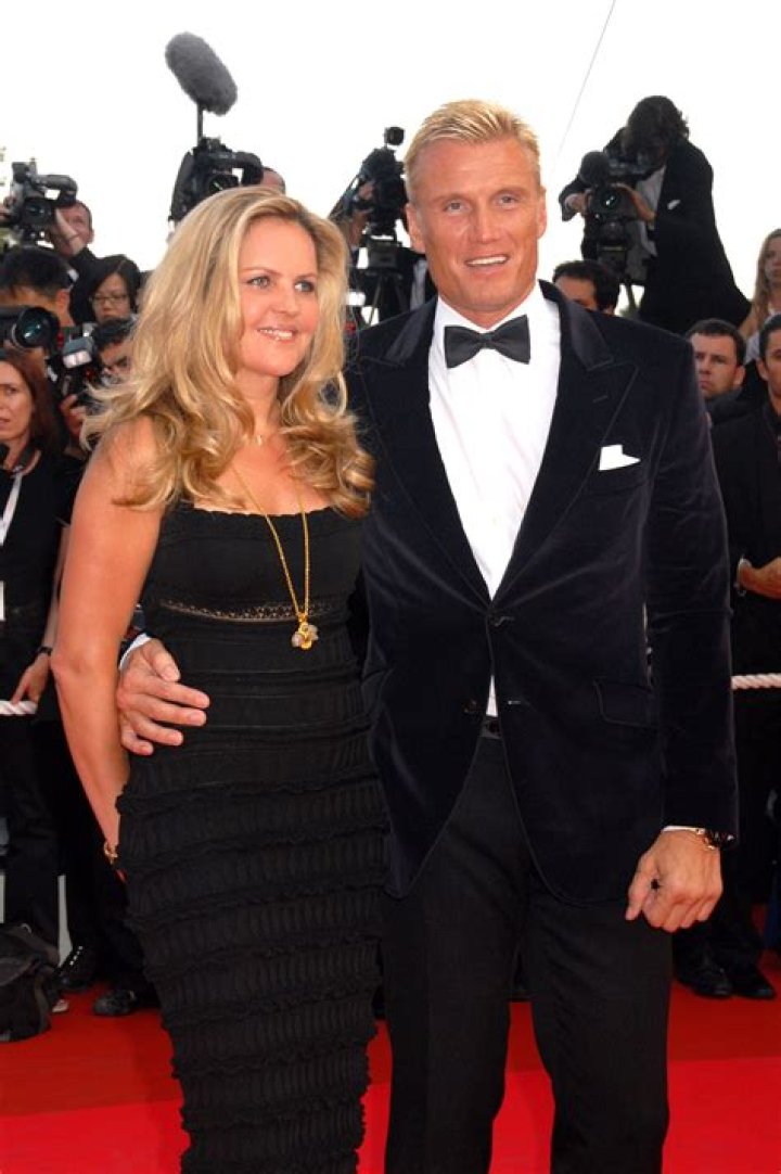 Anette Qviberg with her Ex-husbnad Dolph Lundgren