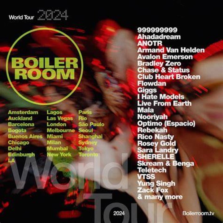 Boiler Room 2024 World Tour Dates, Cities, Lineup, & How To Get Presale Code Tickets? - SarkariResult