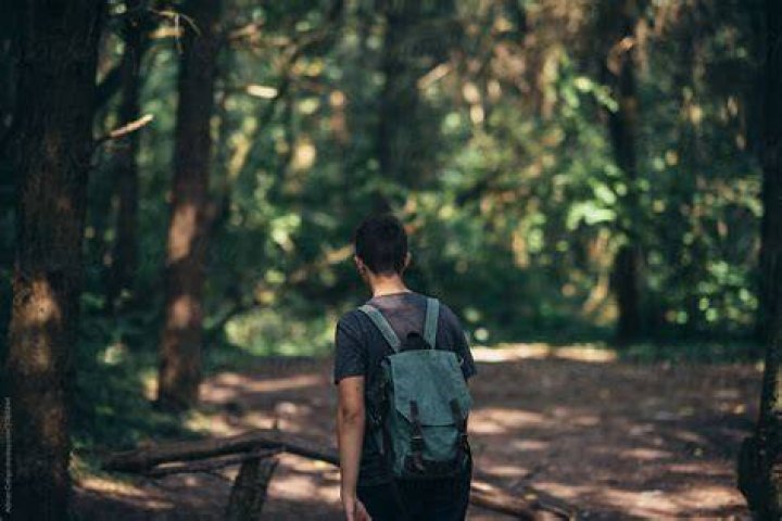 Boy in Forest