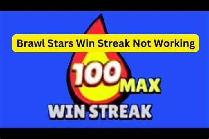 Brawl Stars Win Streak Not Working