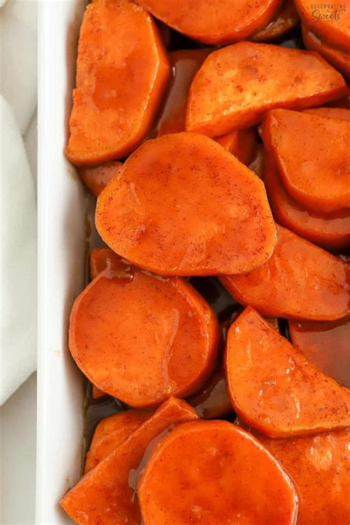 Candied Sweet Potatoes - Celebrating Sweets