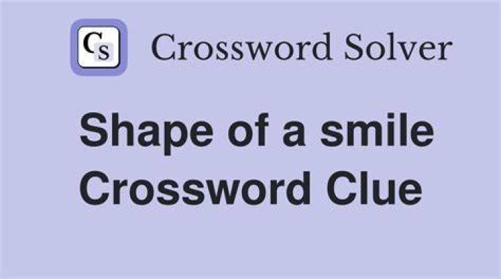 Cartoon smile shape Crossword Clue Daily Themed Crossword