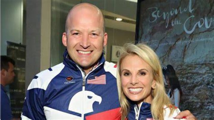  Elisabeth Hasselbeck, along with her husband, Tim Hasselbeck.