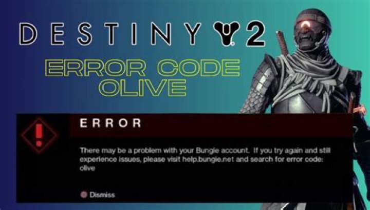 Error Code OLIVE in Destiny 2