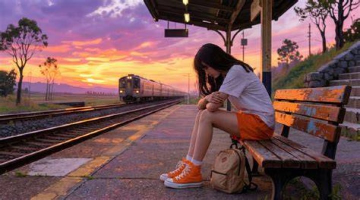 Girl at the Station