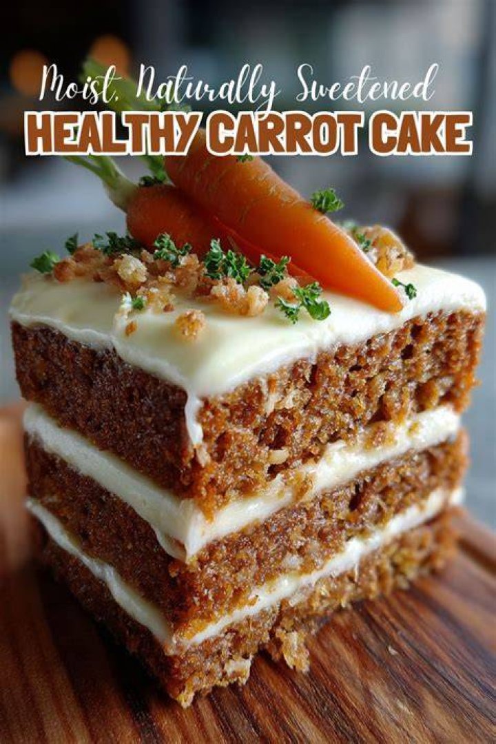 Healthy Carrot Cake - Naturally Sweetened and Whole Grain