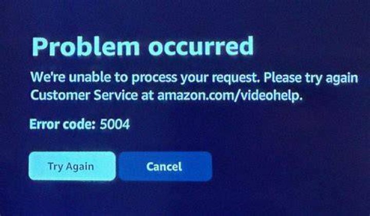 How to Fix / Solve Amazon Prime Error Code 5004 Problem Occurred We’re Unable To Process Your Request - SarkariResult