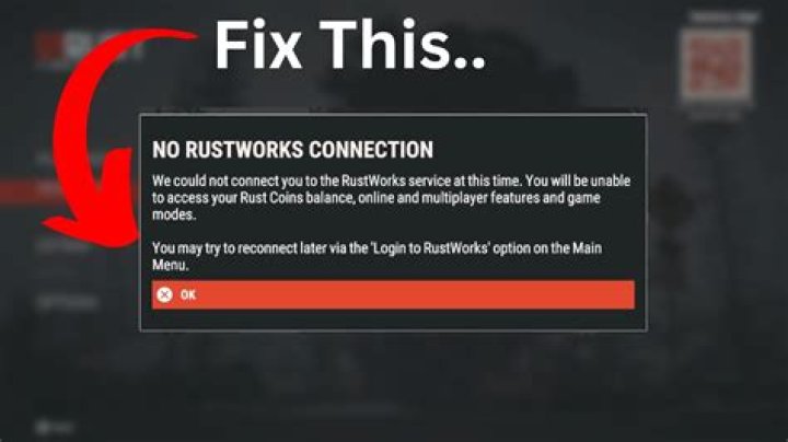 How to Fix / Solve: “NO RUSTWORKS CONNECTION” On Rust Console - SarkariResult