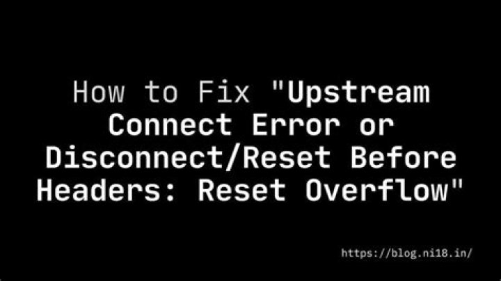 How to Fix / Solve: “Upstream Connect Error Or Disconnect/Reset Before Headers Reset Reason Connection Failure” On Pinterest - SarkariResult