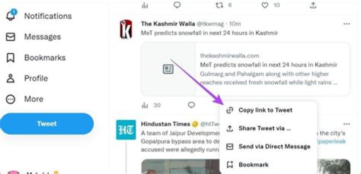 How to Get Twitter Profile Link? How to Copy and Share? - SarkariResult