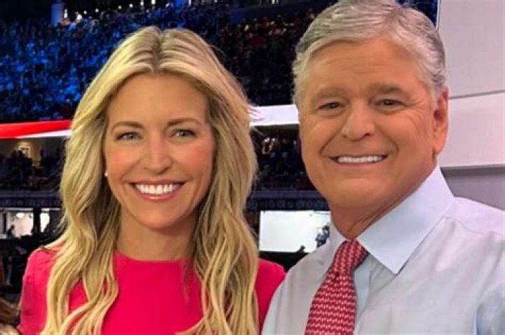 Image of Ainsley Earhardt with her husband Will Proctor and Hayden Dubose