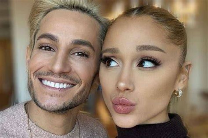 Image of Frankie Grande with his ex-boyfriend Daniel Sinasohn and Mike Pophis