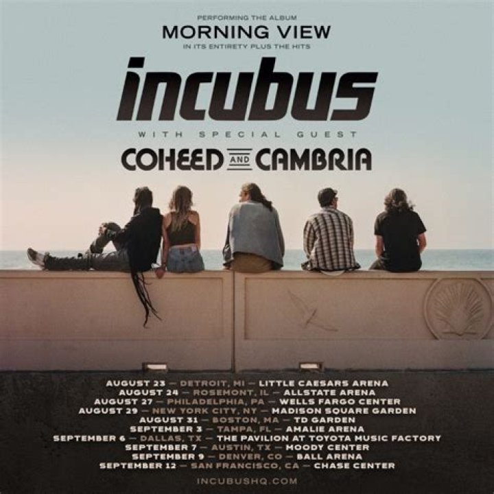 Incubus Announce U.S. Tour Dates, Schedule and How to Get Presale Code Tickets? - SarkariResult