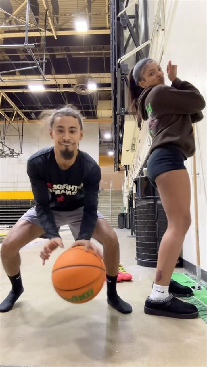 Jaden Newman with her brother