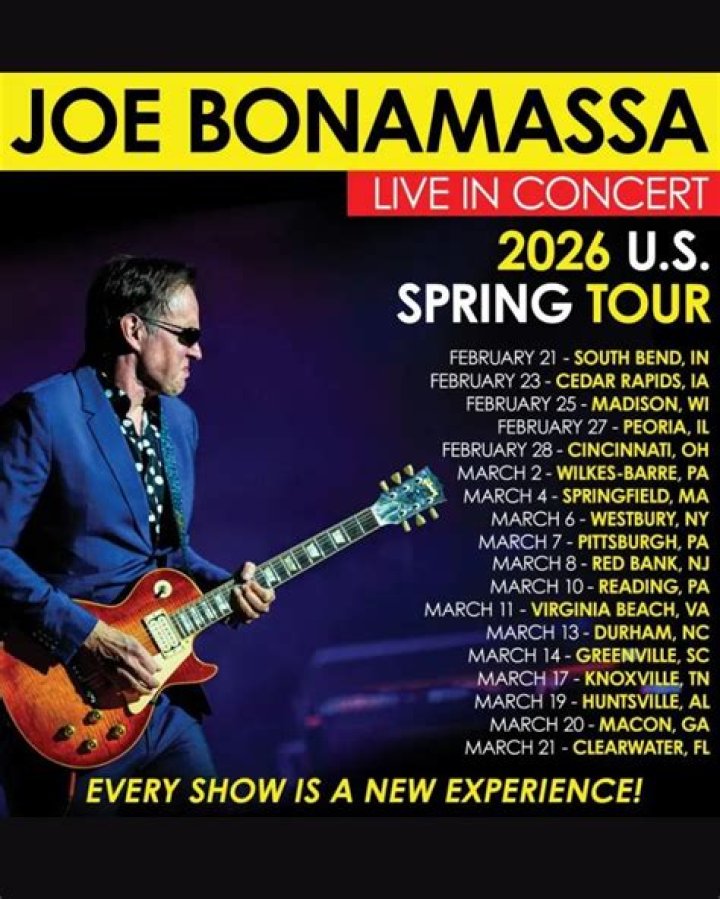 Joe Bonamassa 2024: Tour Schedule, Date and Time, How to Get Presale Code Tickets and More - SarkariResult