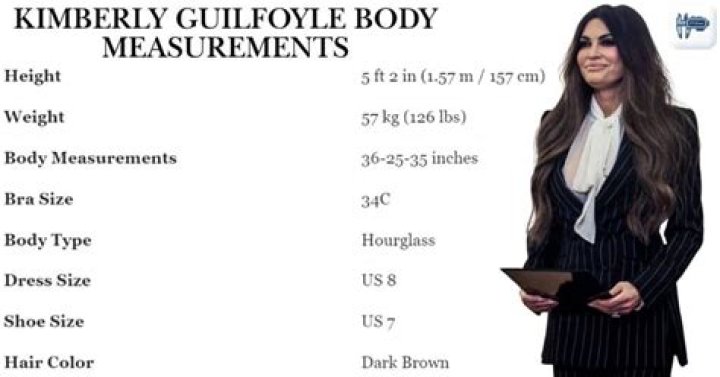 Kimberly Guilfoyle Height, Weight, Measurements, Bra Size, Shoe Size