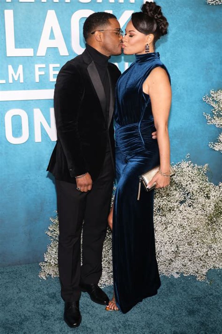 Larenz Tate and partner Tomasina Parrot