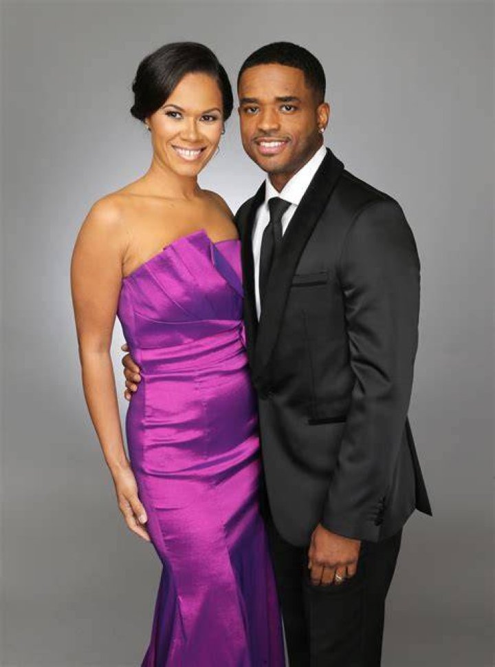 Larenz Tate with wife Tomasina Parrot and kid Miles Xavier