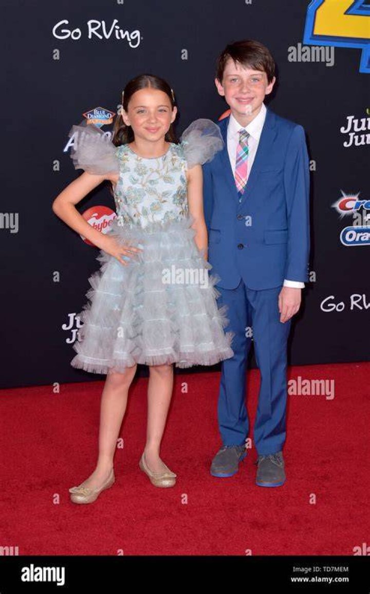 Madeleine McGraw with her brother