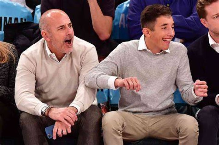 Matt Lauer with children Matt Lauer with children