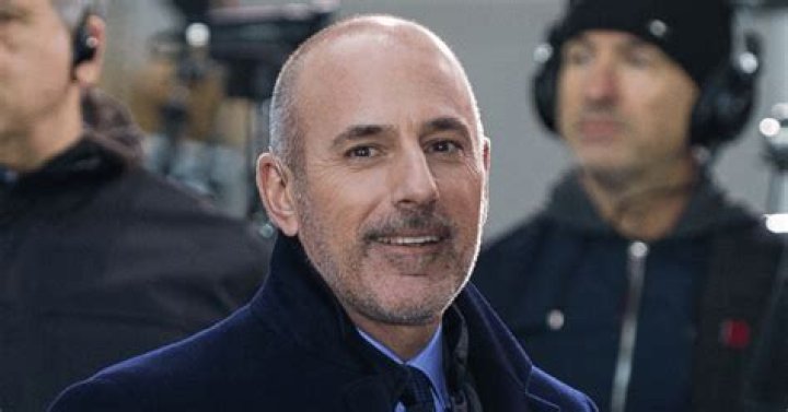Matt Lauer with colleagues Matt Lauer with colleagues