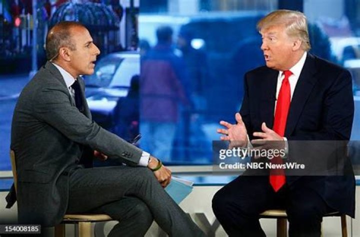 Matt Lauer with Donald Trump Matt Lauer with Donald Trump