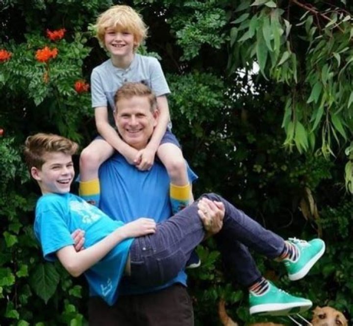 Merrick Hanna with his brother