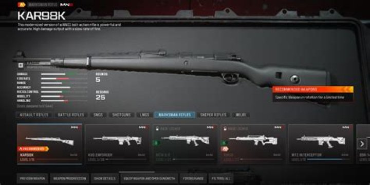 Modern Warfare 3: Best Marksman Rifles - SarkariResult