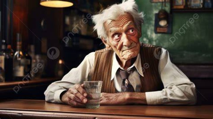 Old Man in Bar