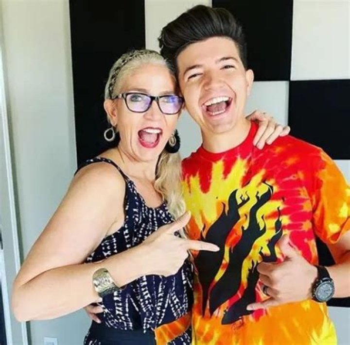 Preston Playz with his mother