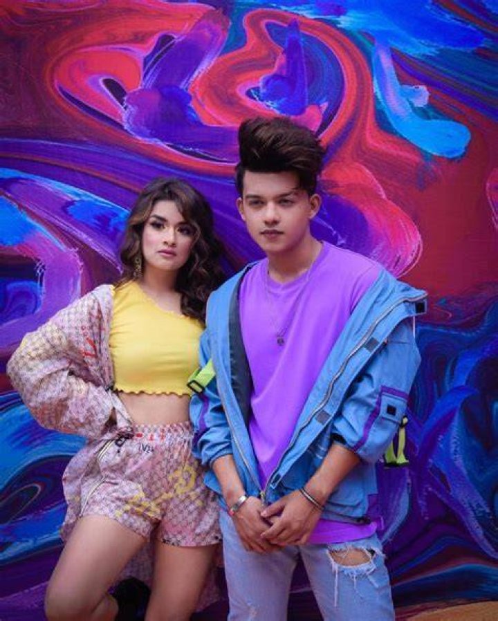 Riyaz Aly with Avneet Kaur
