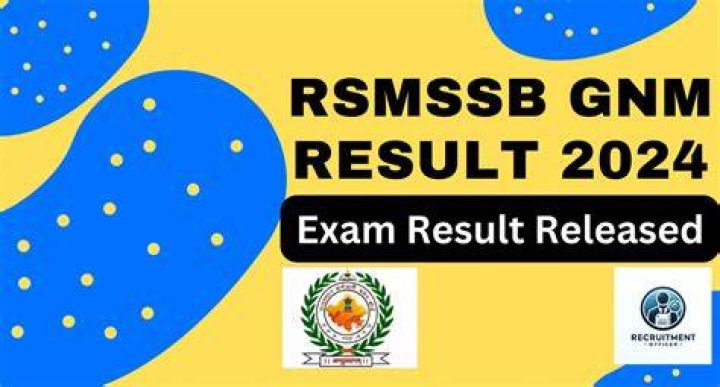RSMSSB ANM / GNM Result 2024: हुआ जारी, यहाँ करें डाउनलोड