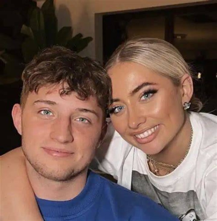 Saffron Barker with her brother
