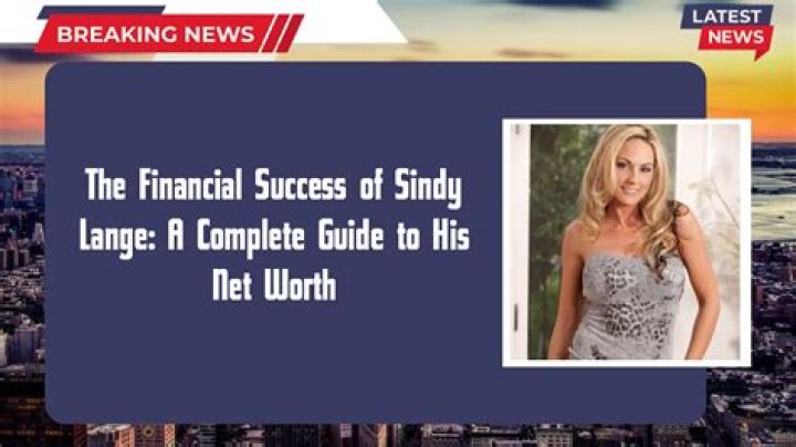 Sindy Lazo Net Worth