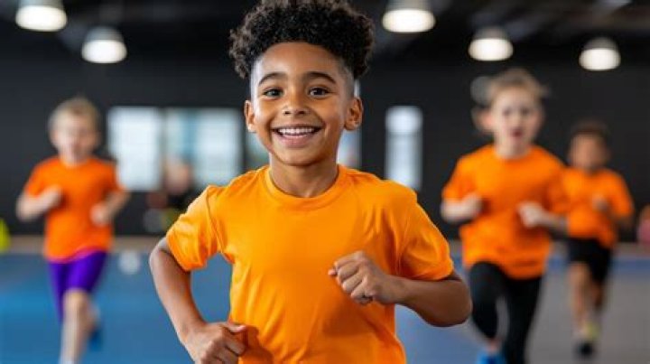 Student Running Laps