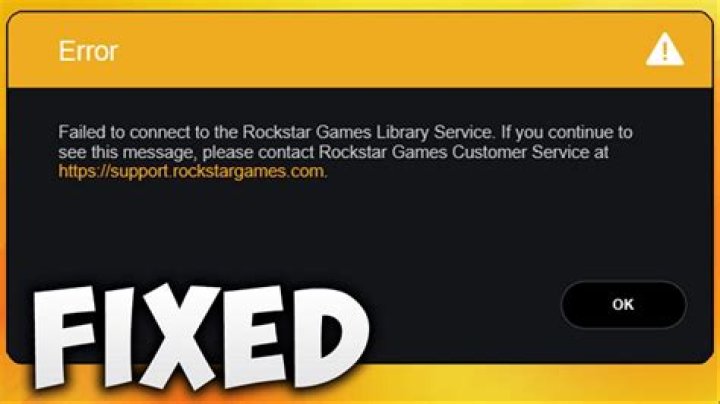 Unable to Connect to Rockstar Game Services: Troubleshooting Guide