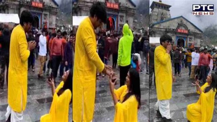 WATCH: Kedarnath Temple Proposal Video Goes Viral On Social Media