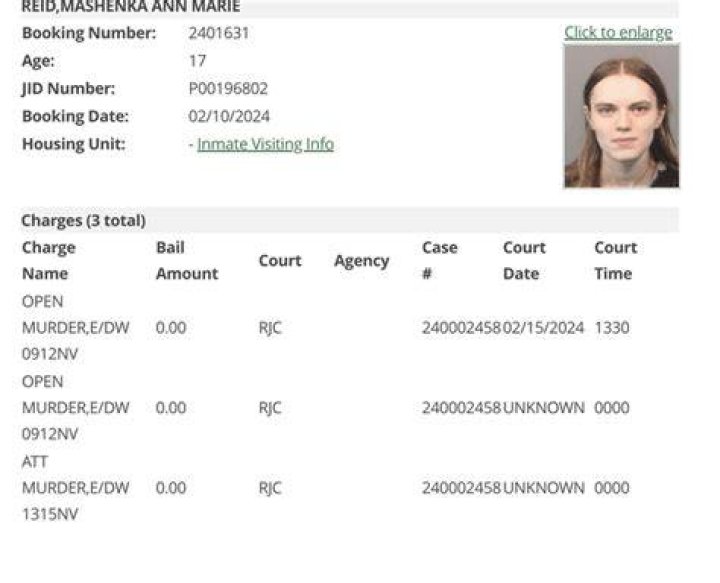 Who is Mashenka Reid? Why she got arrested? What Did Mashenka Reid Do? - SarkariResult